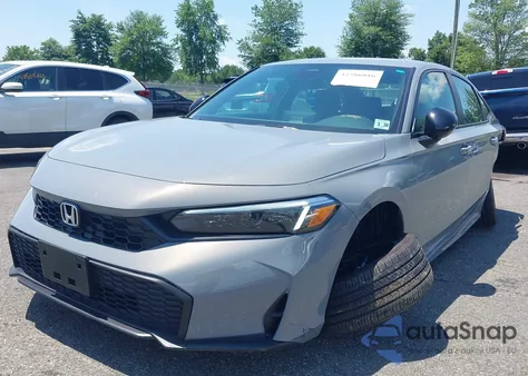 2025 Honda Civic Sport из США, поврежденный, VIN 2HGFE2F52SH575453